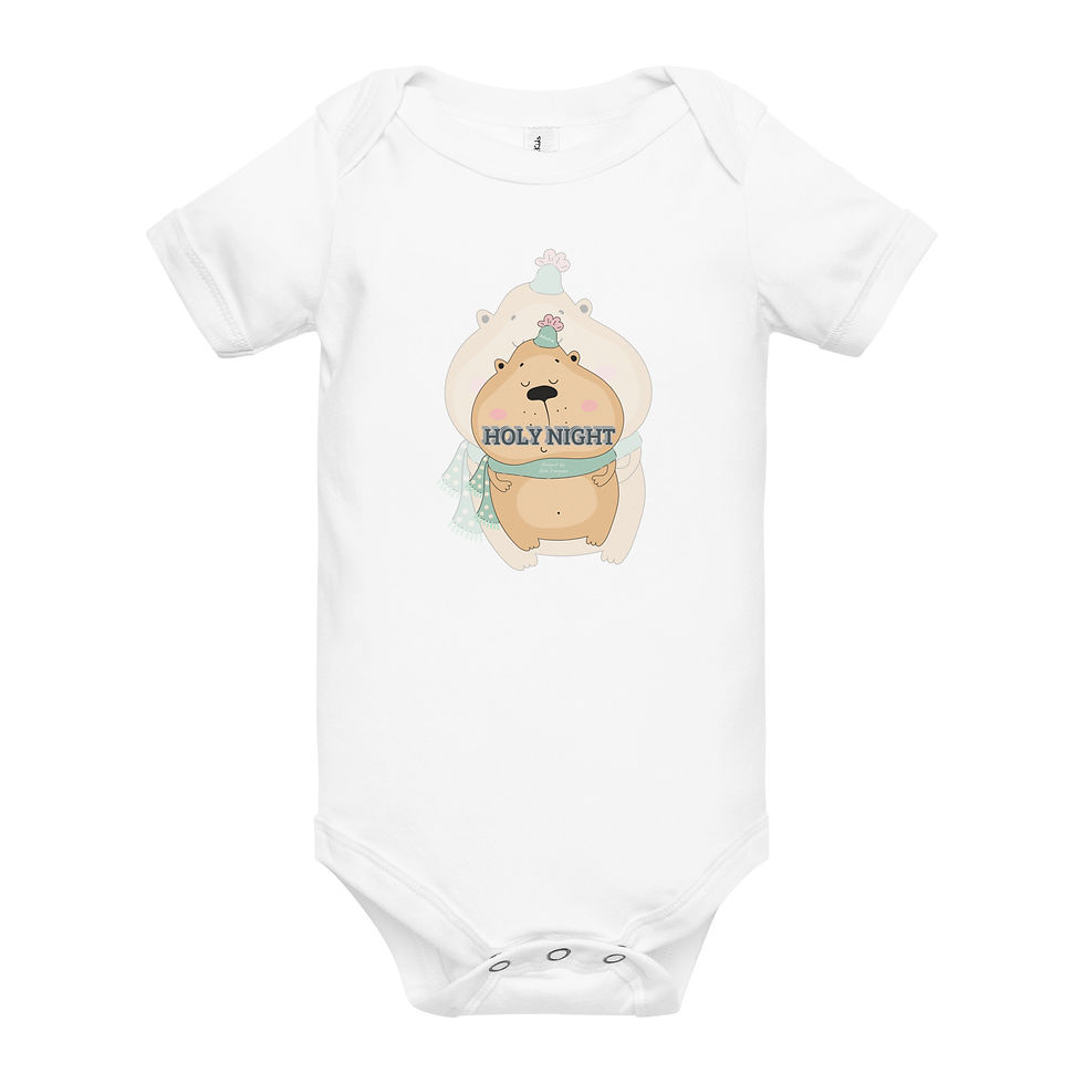Thumbnail: HOLY NIGHT Baby short sleeve one piece