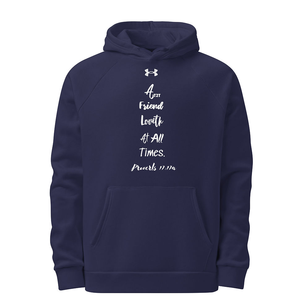 Thumbnail: A FRIEND in Black Exclusive Under Armour® Hoodie