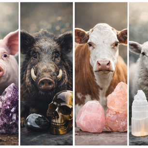 Cristales Sagrados Idatria Olystic | Sanación energética, veganismo y ayuda animal