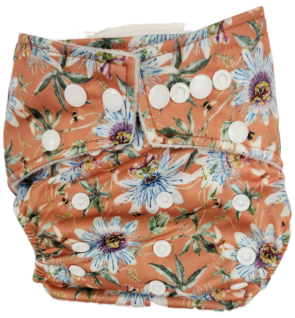 Cloth nappy flower