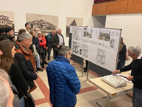 Besichtigung der Architekturmodelle am 13. Januar 2024