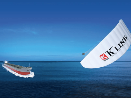 K line instalará “Seawing” un sistema de propulsión con la fuerza del viento