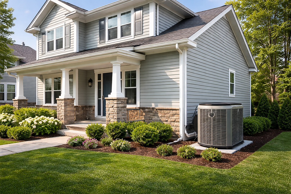 Modern suburban home with landscaping.png