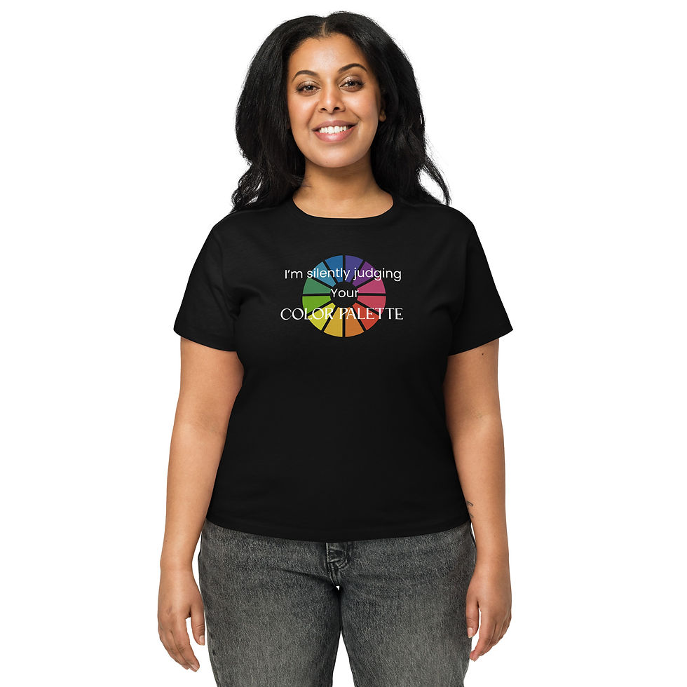 Thumbnail: T-Shirt with quirky saying for an artist it person that loves color