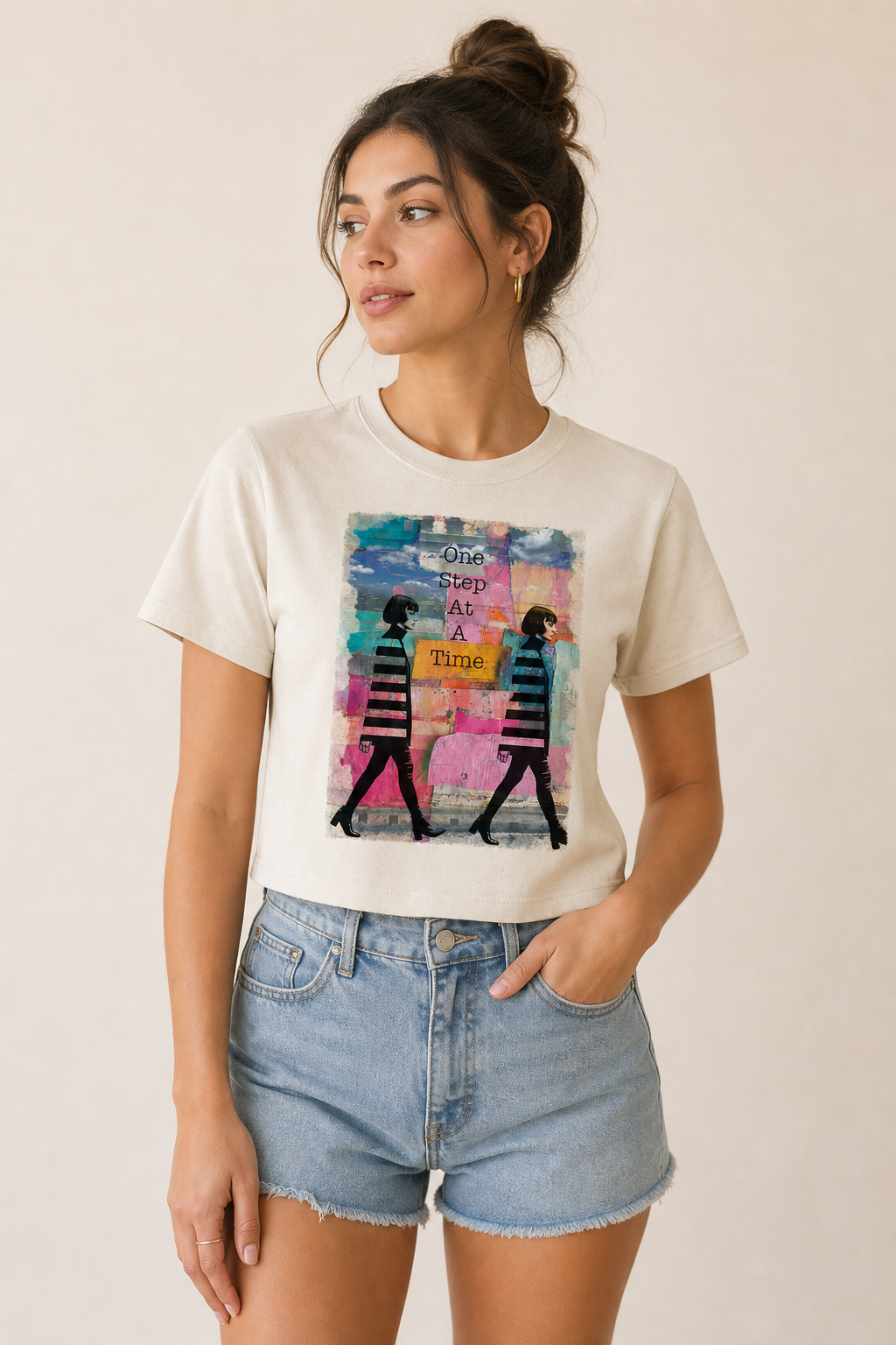 Postive Vibes graphic womens t-shirt