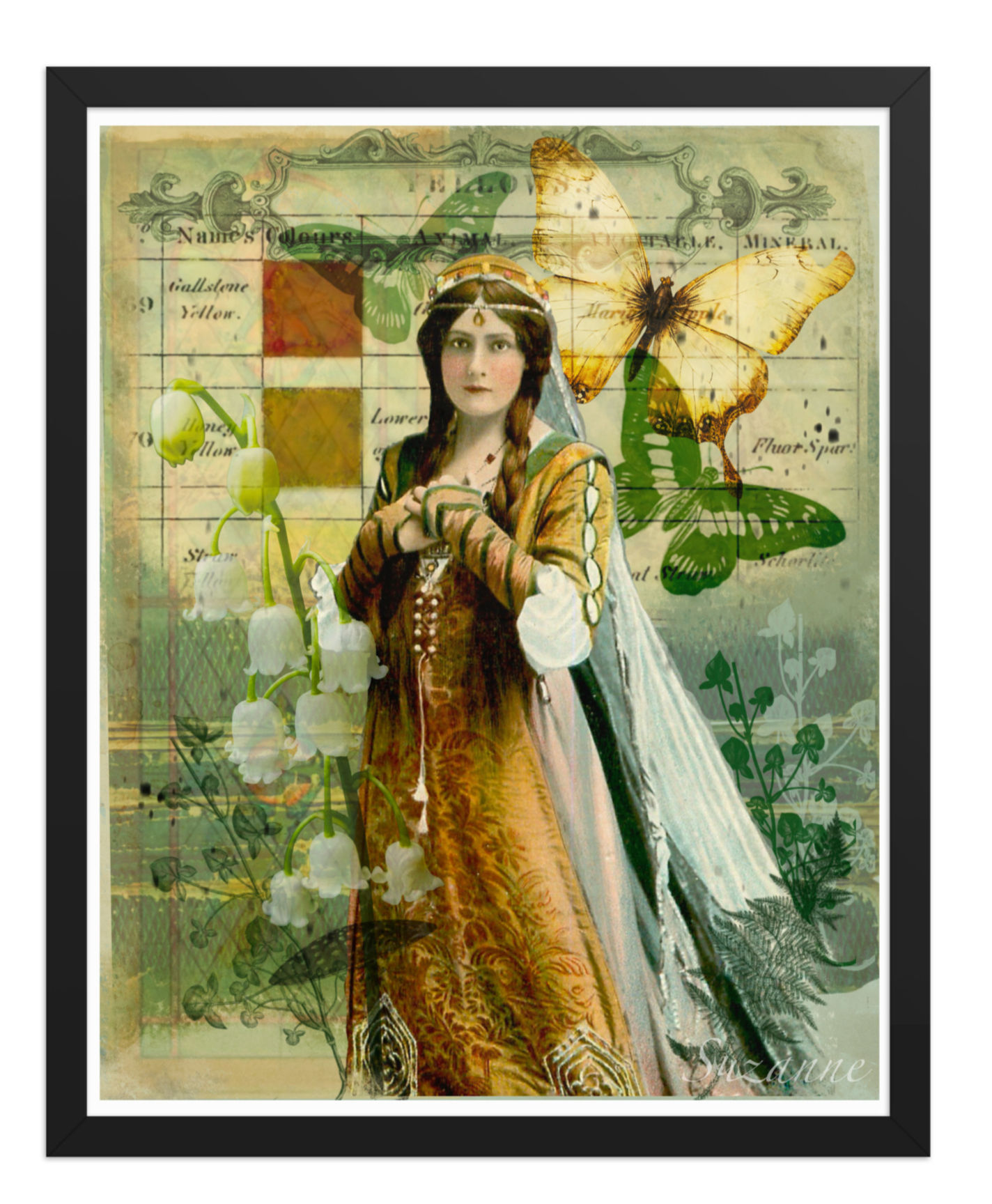 Victorian inspired feminism art print