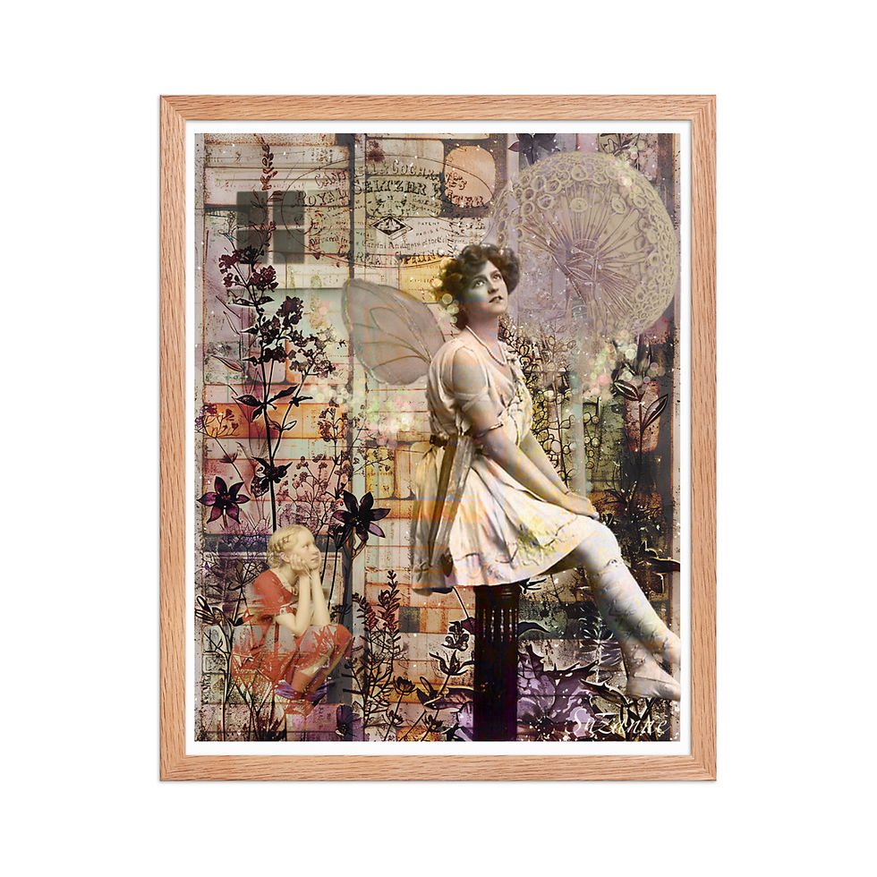 Thumbnail: Dreamy Vintage fairy art