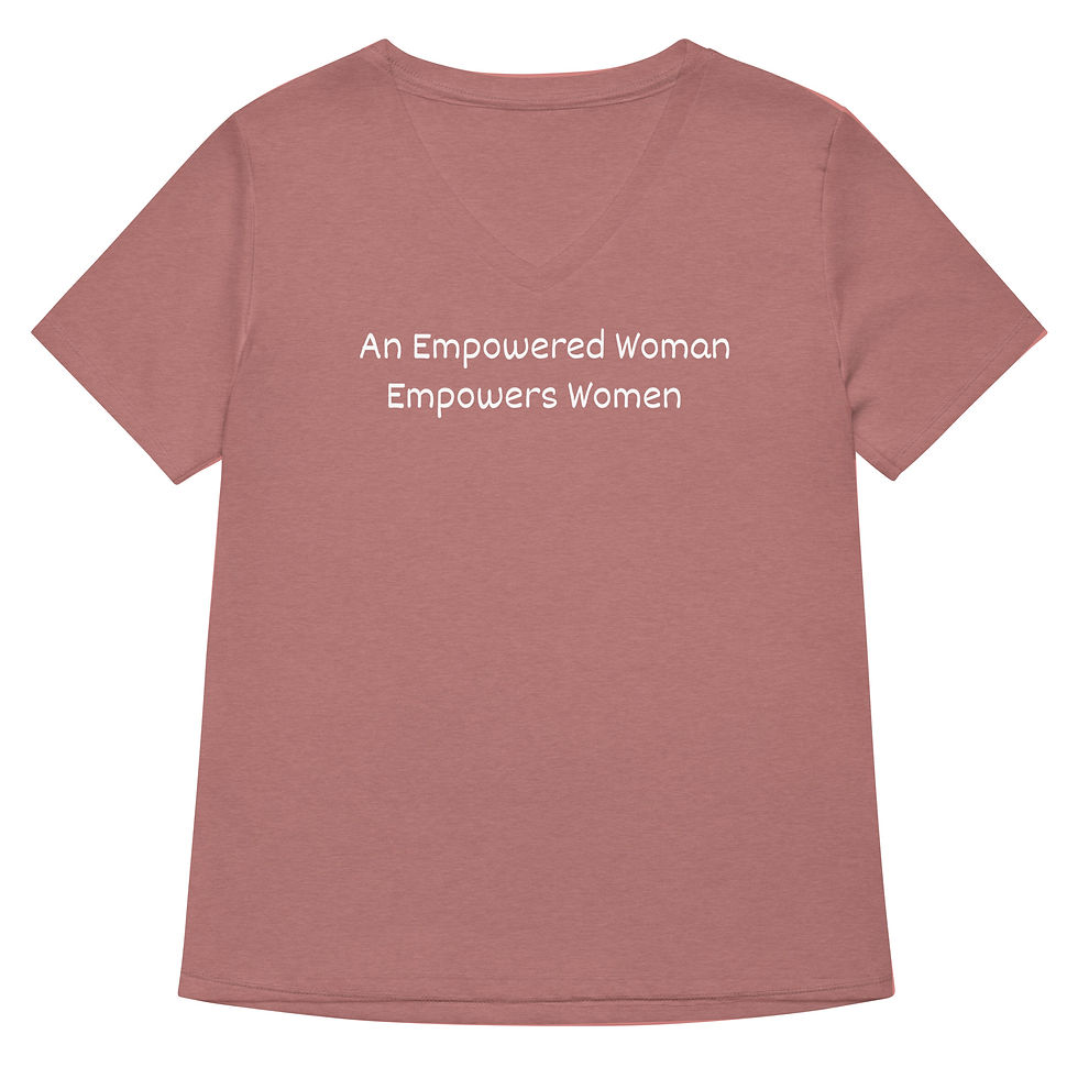 Thumbnail: An Empowered Woman Empowers Women - Women’s relaxed v-neck t-shirt