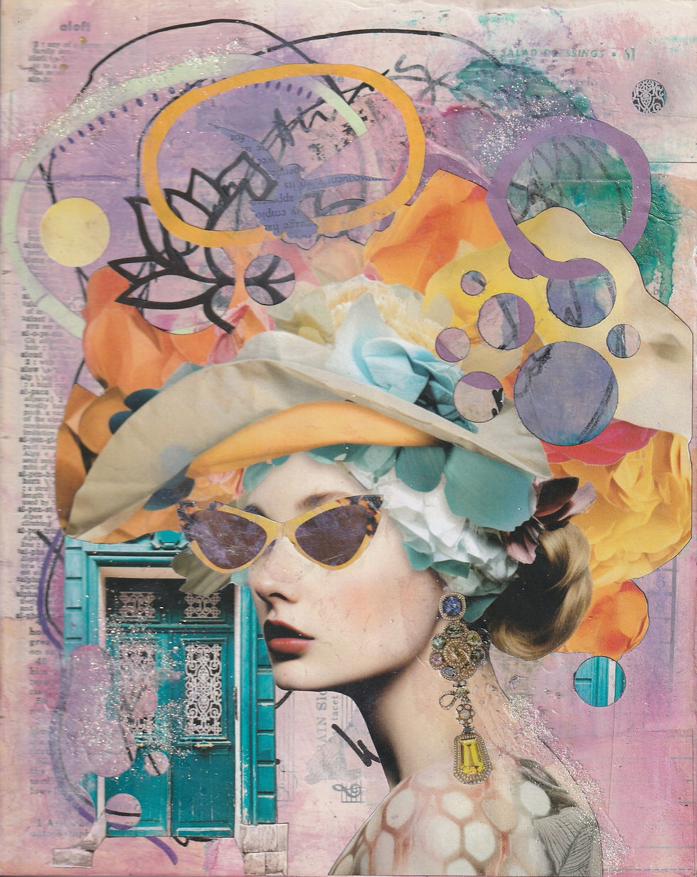 Collage, Confidence, and the Courage to Begin Again