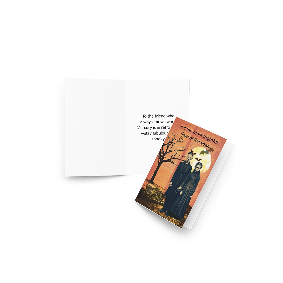 Miniatura: Mixed media collage greeting card with textured background