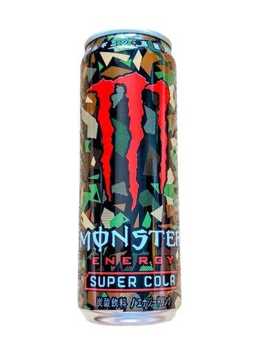 SKU 0522 Japan Monster Super Cola energy sleek 355ml design