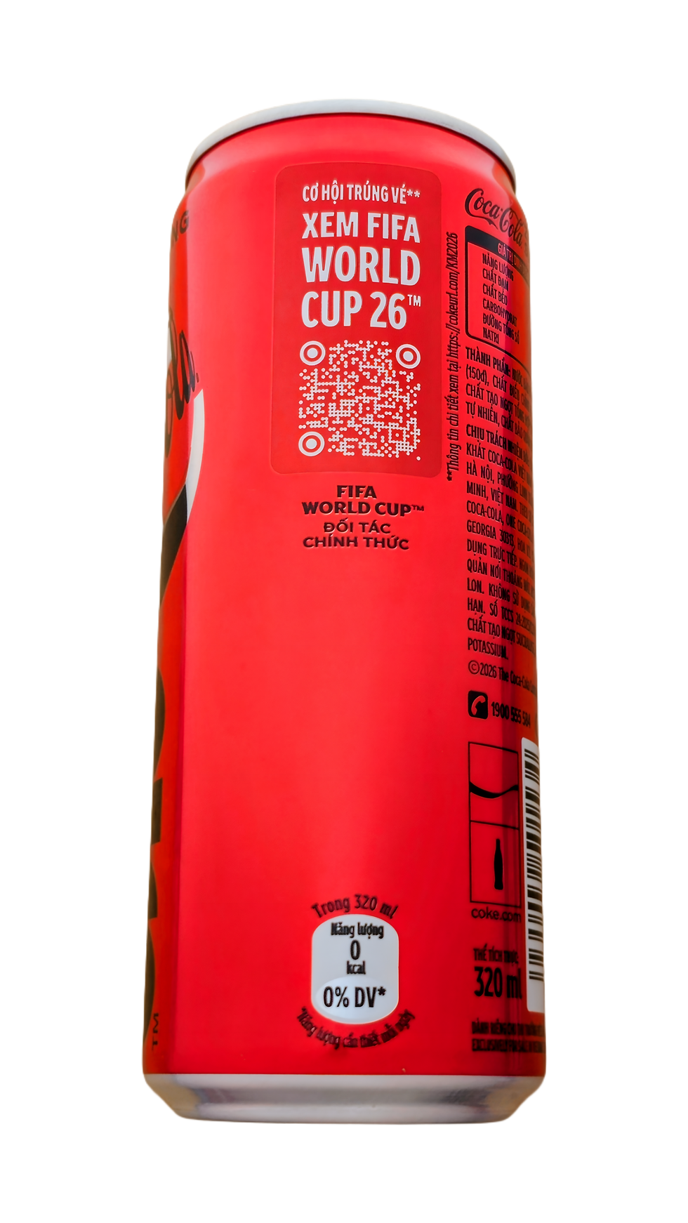 Thumbnail: 2026-FIFA-World-Cup-Vietnam-Coca-Cola-Zero-Sugar-320ml-sleek-barcode-EAN-8935049501534