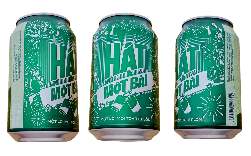 Thumbnail: 2026-New-Year-Horse-Bính-Ngọ-Saigon-Lager-330ml-Vietnam-beer-1-set-8-cans-barcode-EAN-8935012413321
