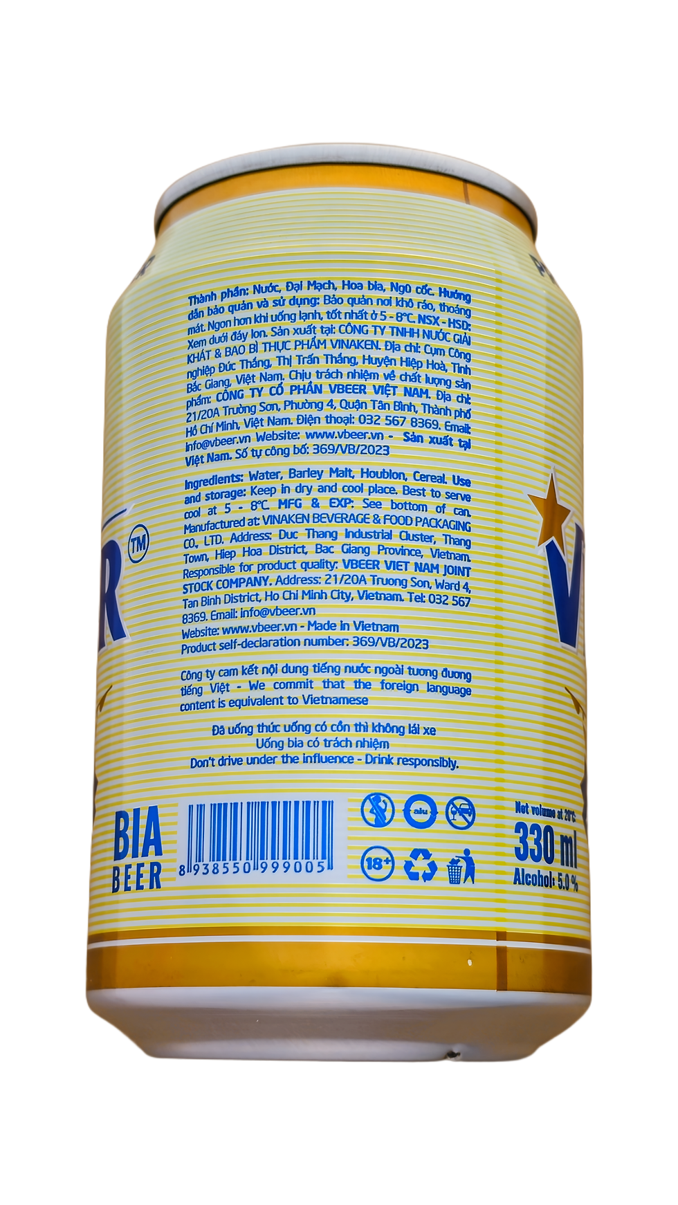 2025-VBeer-Lager-330ml-Vietnam-beer-barcode-EAN-8938550999005