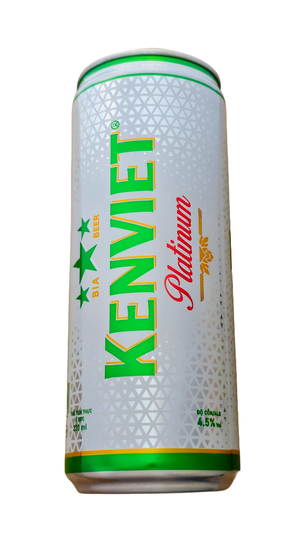 Thumbnail: 2025-KENVIET-Platinum-Vietnam-beer-sleek-330ml-barcode-EAN-8938553737642