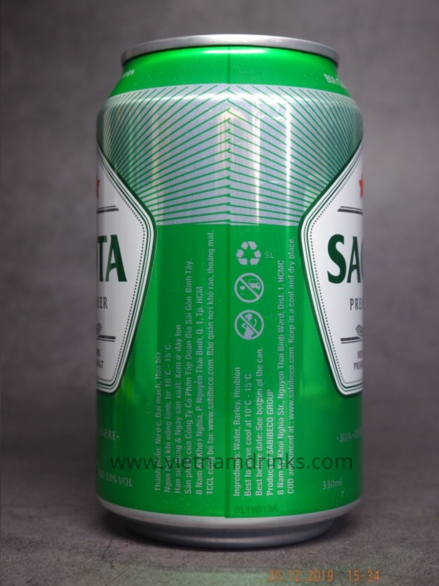 Thumbnail: sagota-premium-green-color-330-ml-vietnam-beer
