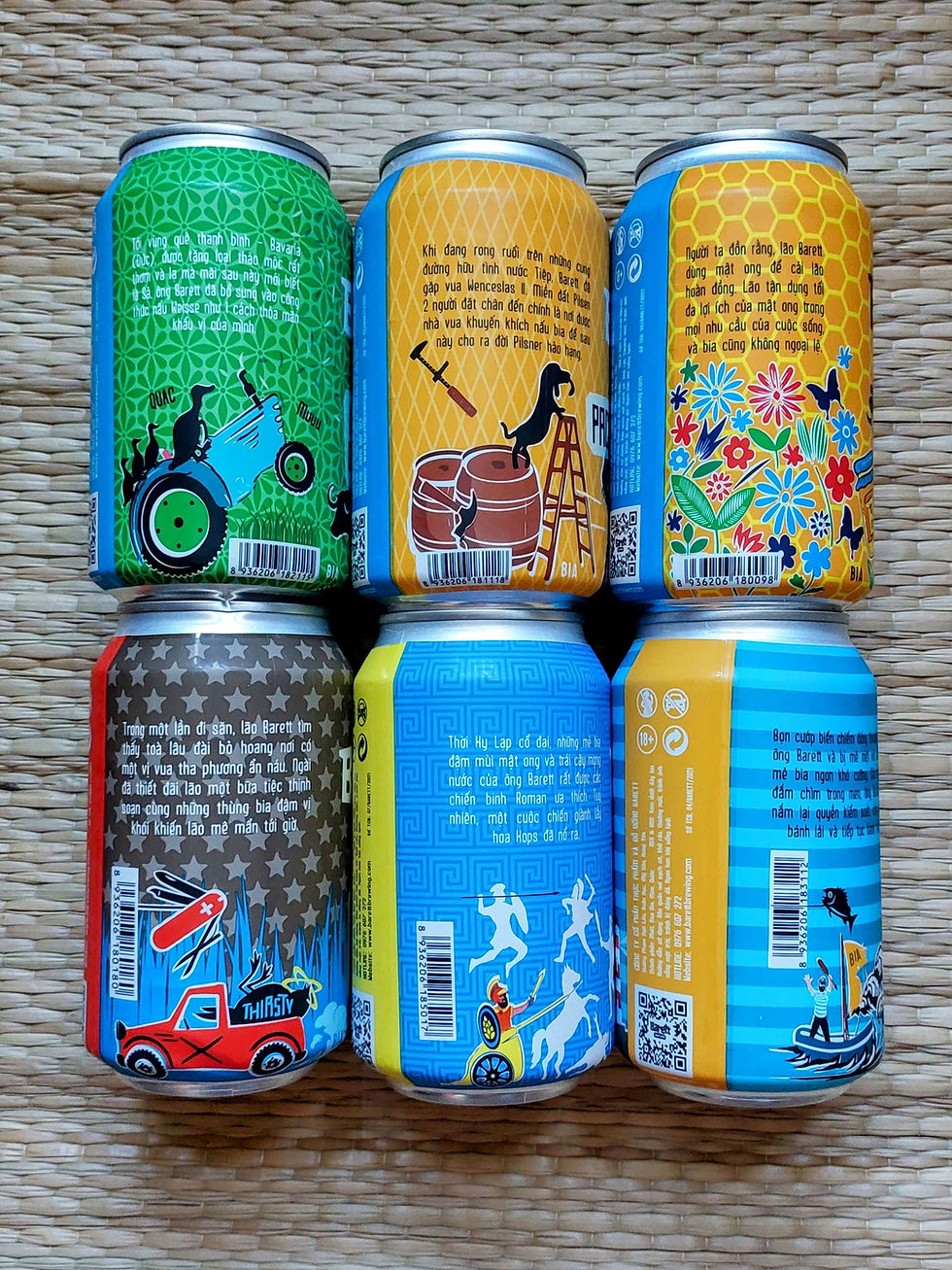 Thumbnail: Barett-330ml-Vietnam-craft-beer-design-found-in-Jan-2023-6-tastes