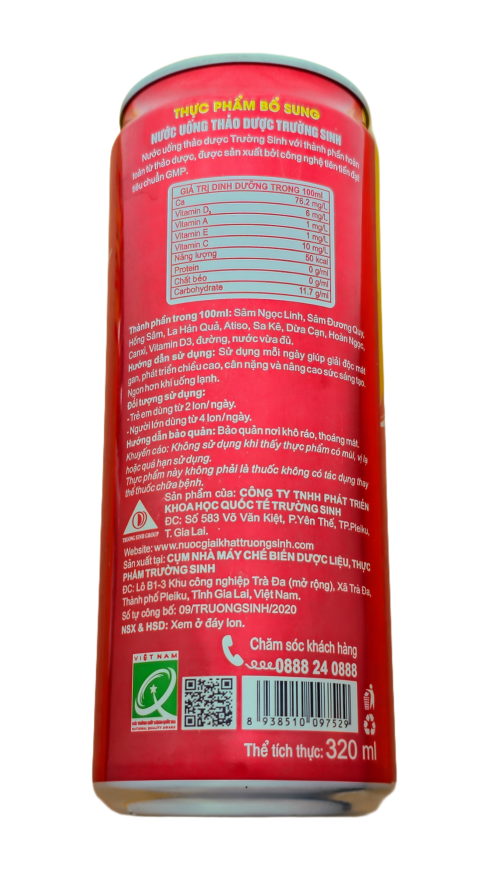 2025-Truong-Sinh-Herbal-Drink-Vietnam-320ml-cans-8938510097529