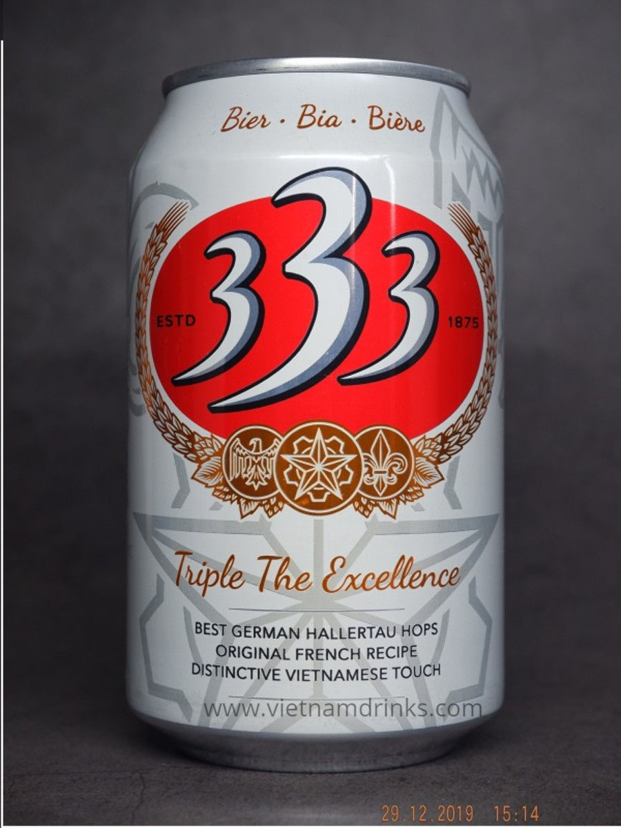 Thumbnail: 333-beer-330-ml-vietnam-design-from-2019-8935012413338