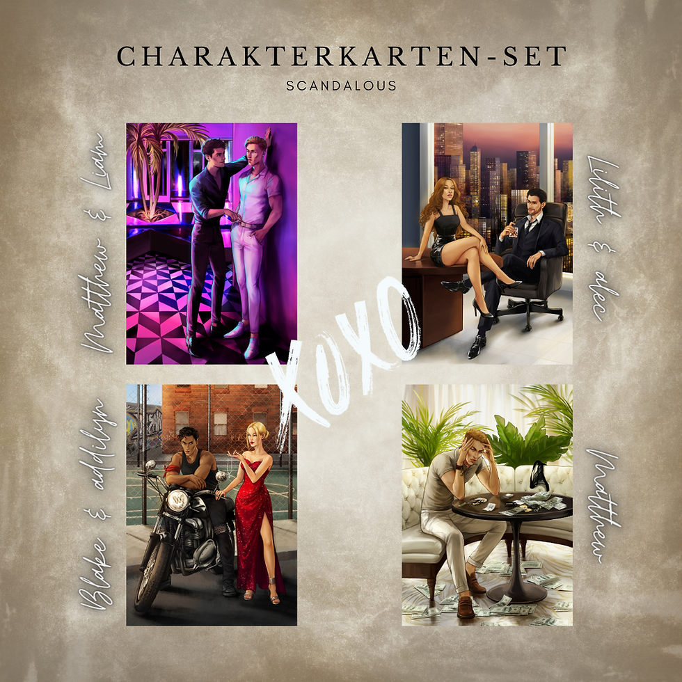 Charakterkarten Scandalous