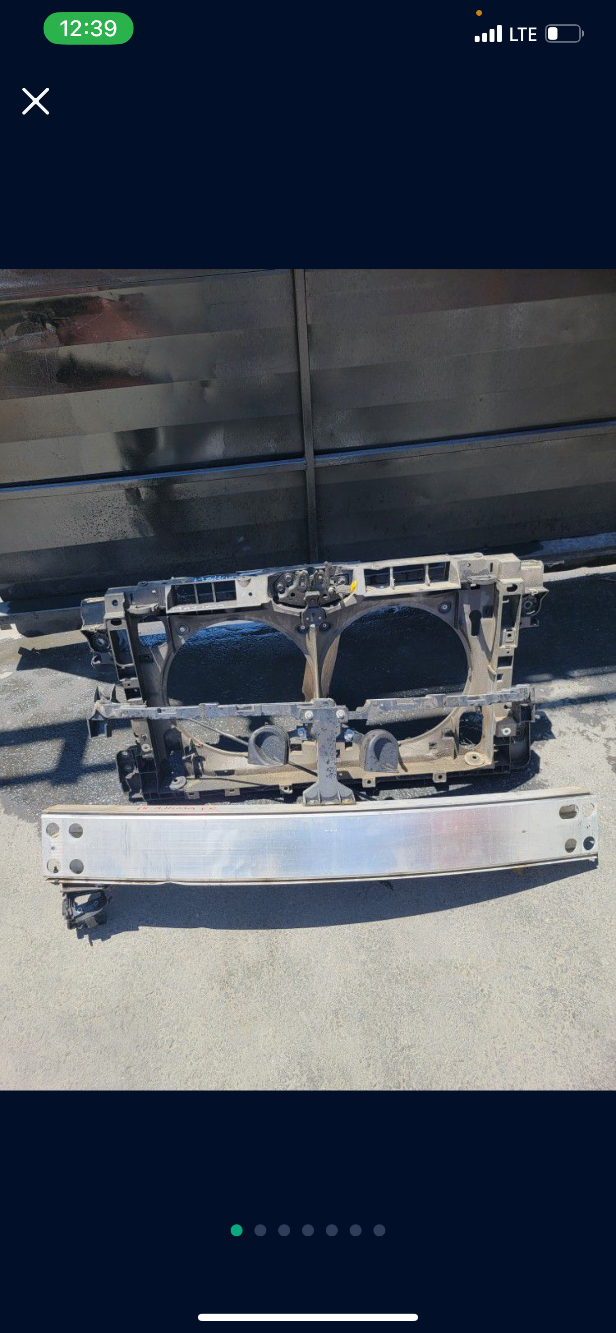 2016-2019 Nissan Altima Core Support Reinforcement Bar 