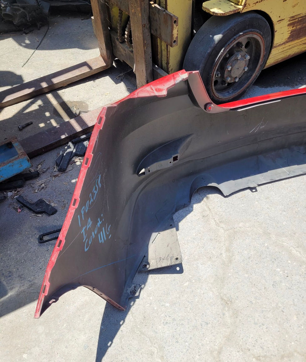 Thumbnail: 2017-2018 Toyota Yaris Rear Bumper Cover 