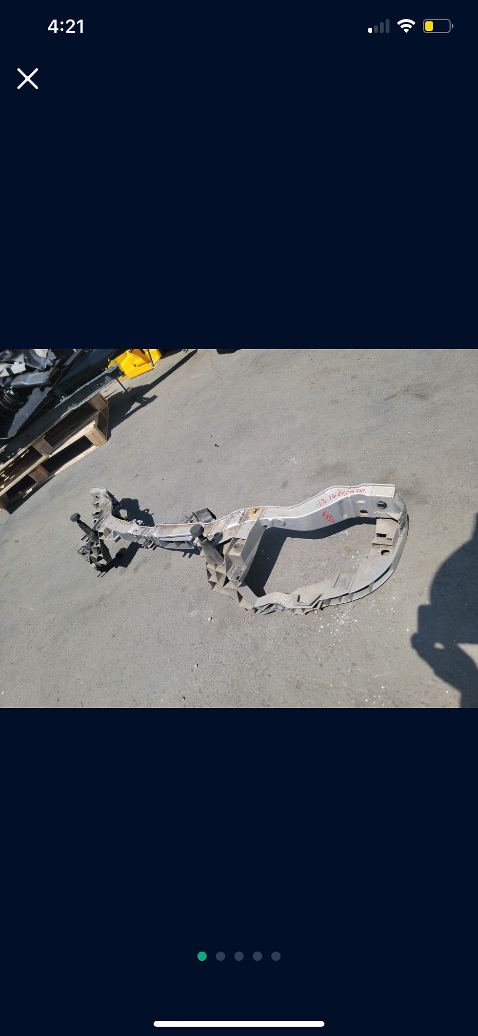 Thumbnail: 2013-2016 Ford Escape Ratiator Support Core Support 