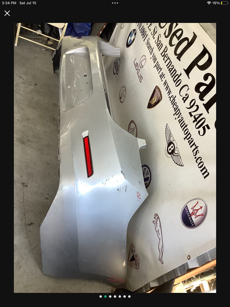 Thumbnail: 2015 Chevy Malibu Rear Bumper OEM 