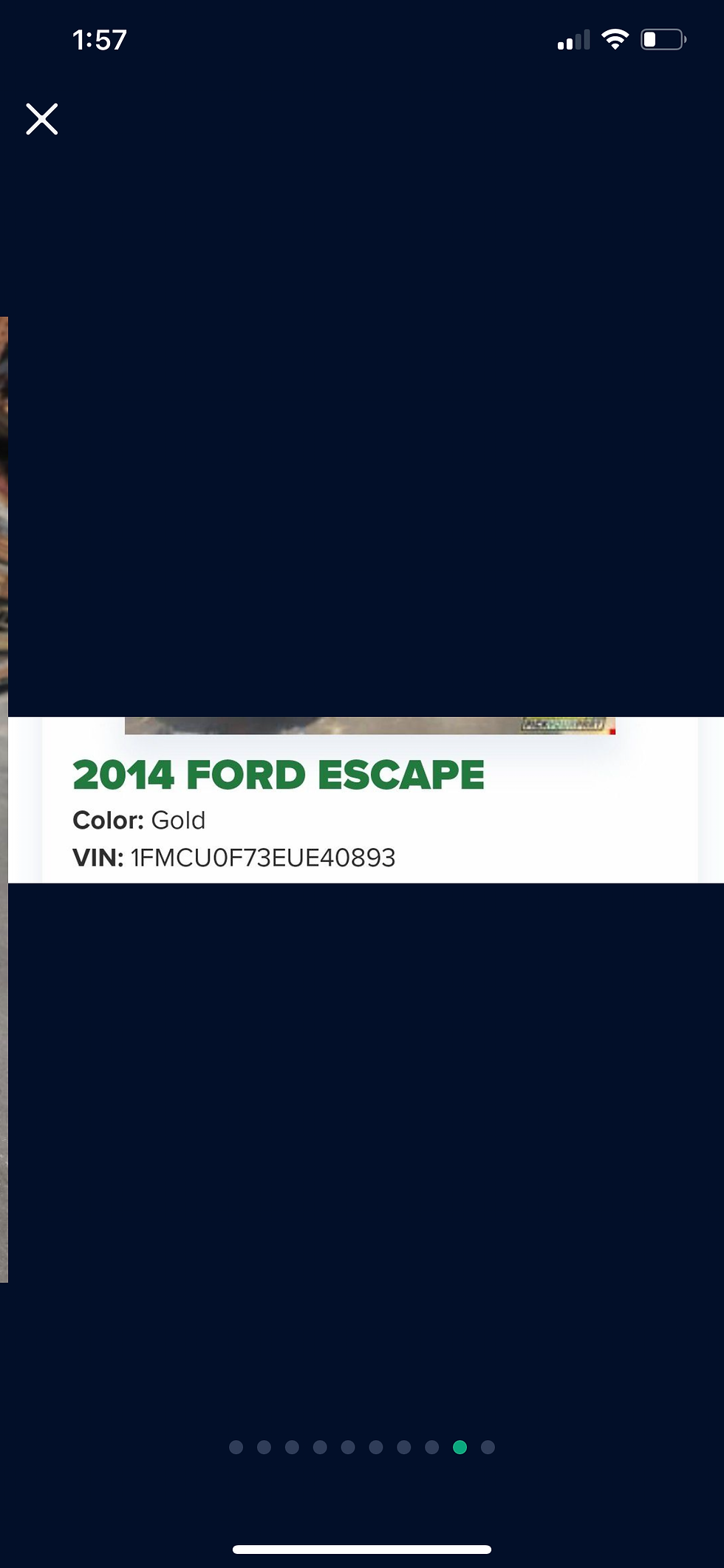 Miniatura: 2013-2016 Ford Escape Front Bumper