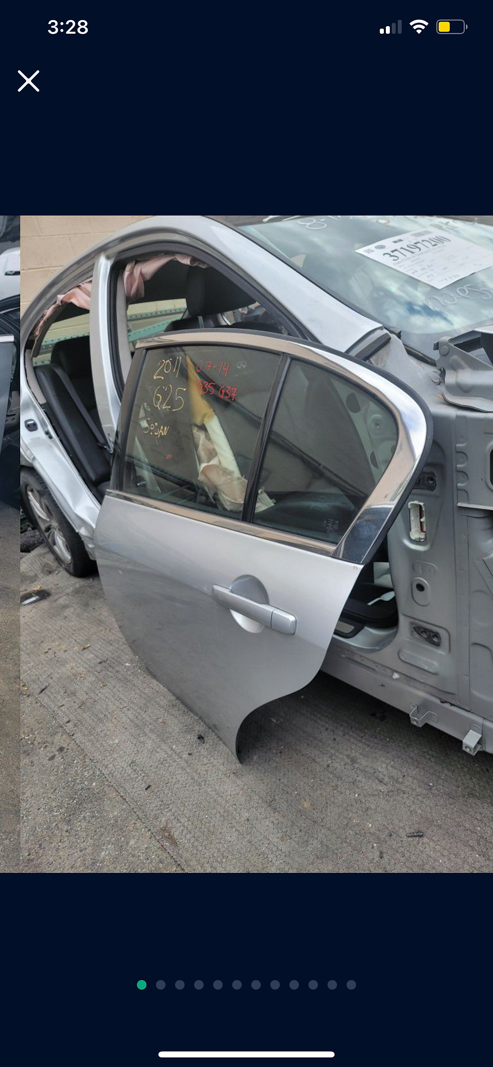 Thumbnail: 2007-2014 Infiniti G37 G25 Right Door Left Side
