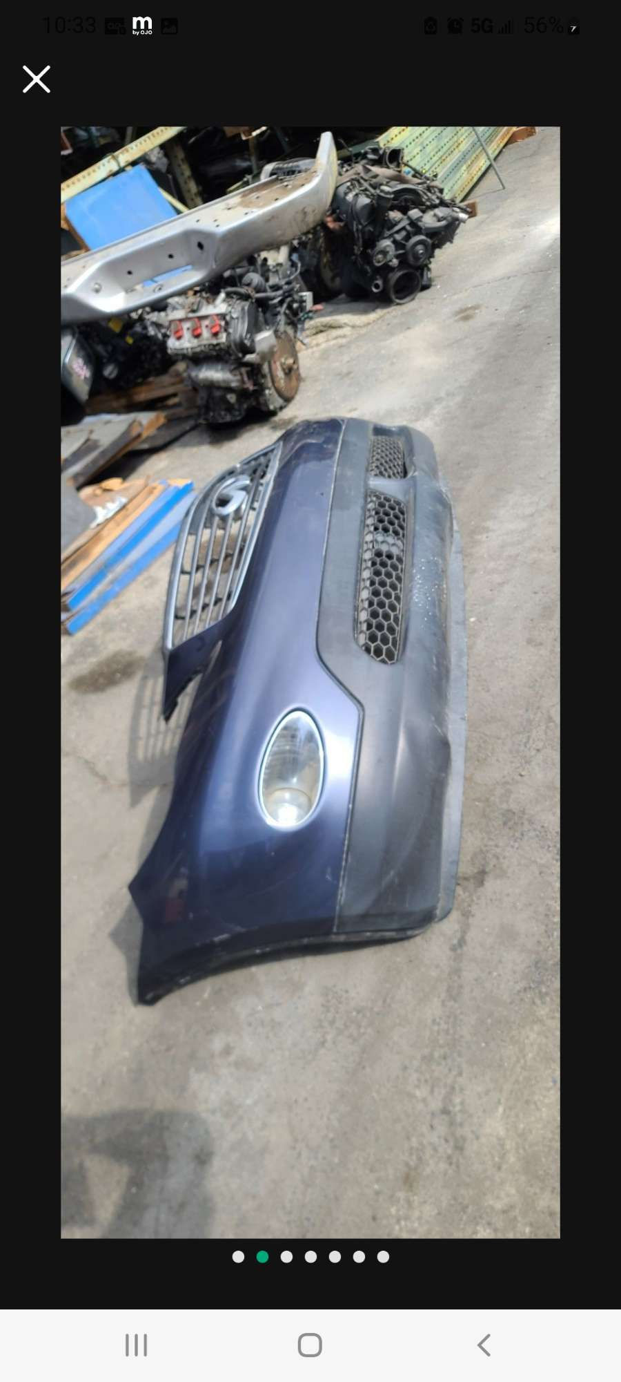 Thumbnail: 09.10.14 Infinity EX35 front bumper assbly 
