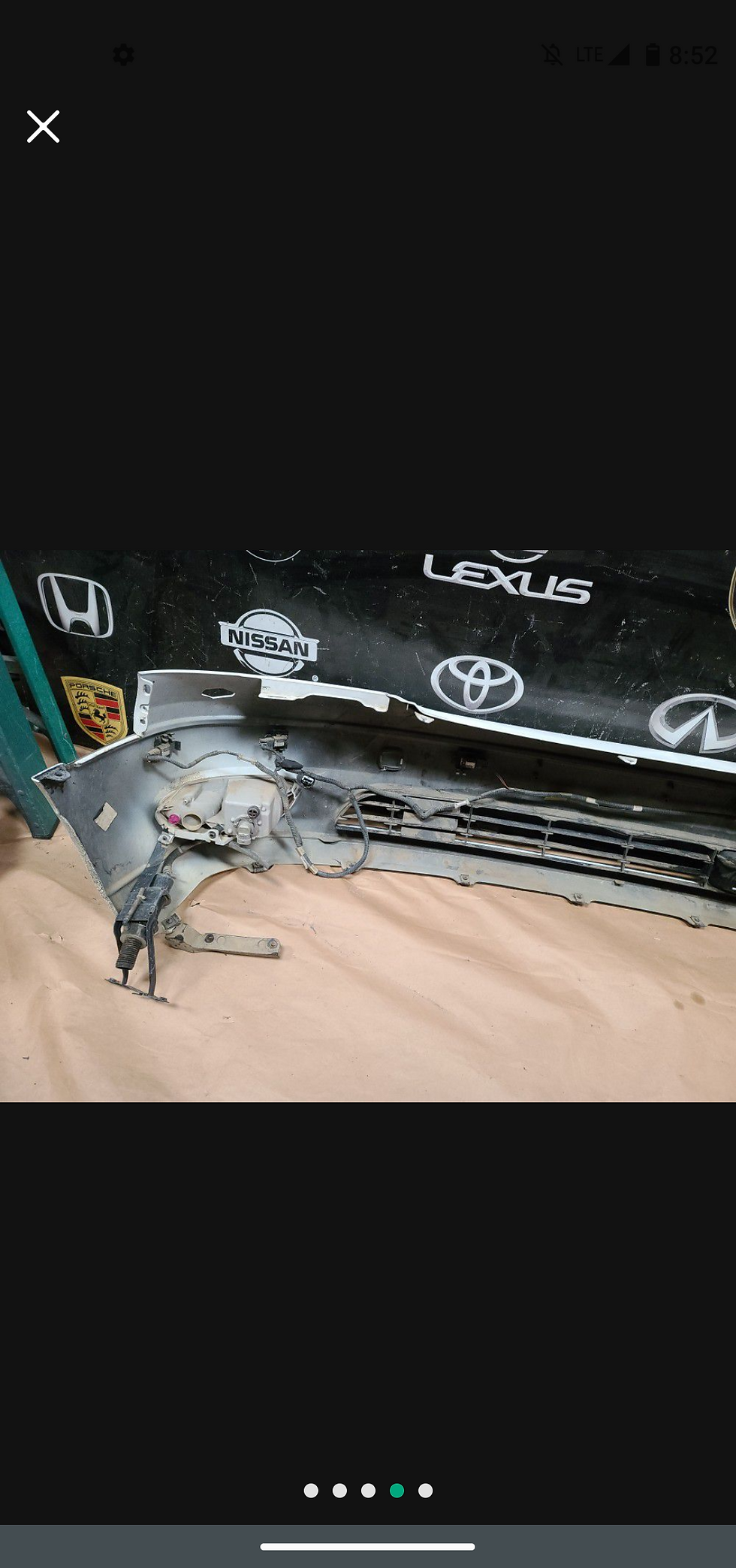 Thumbnail: 01.02.04 Lexus LS430 Front Bumper Assbly OEM Used Conditions