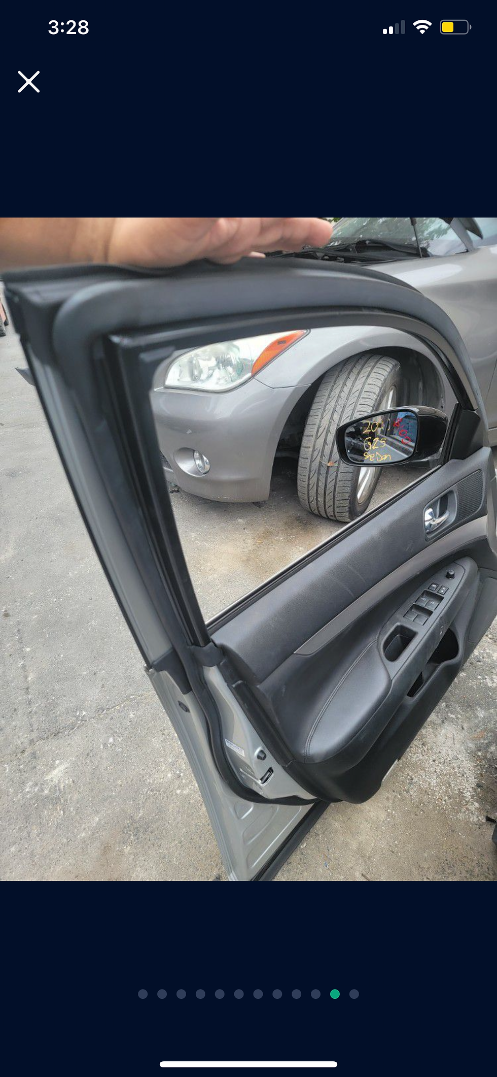 Thumbnail: 2007-2014 Infiniti G37 G25 Right Door Left Side