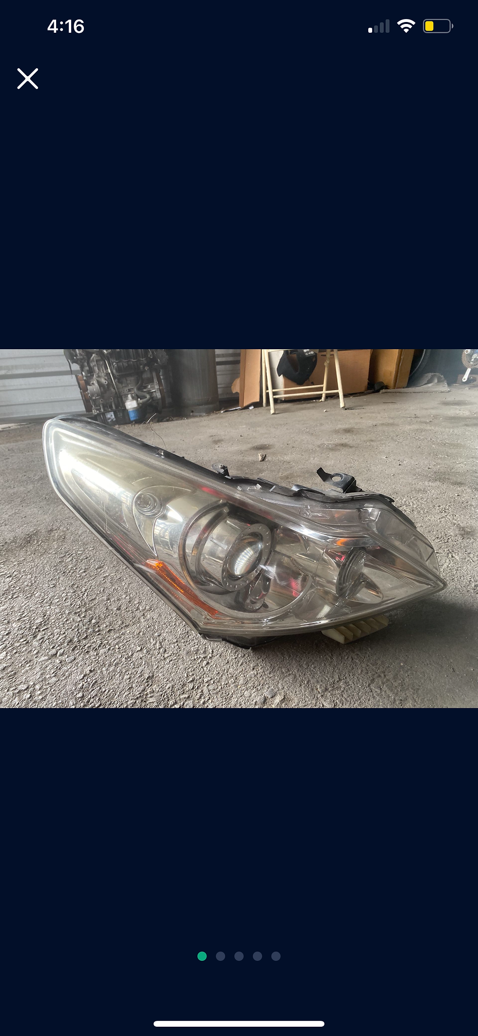 Thumbnail: 2010-2014 Infiniti G35 Sedan Right Passenger Headlight 