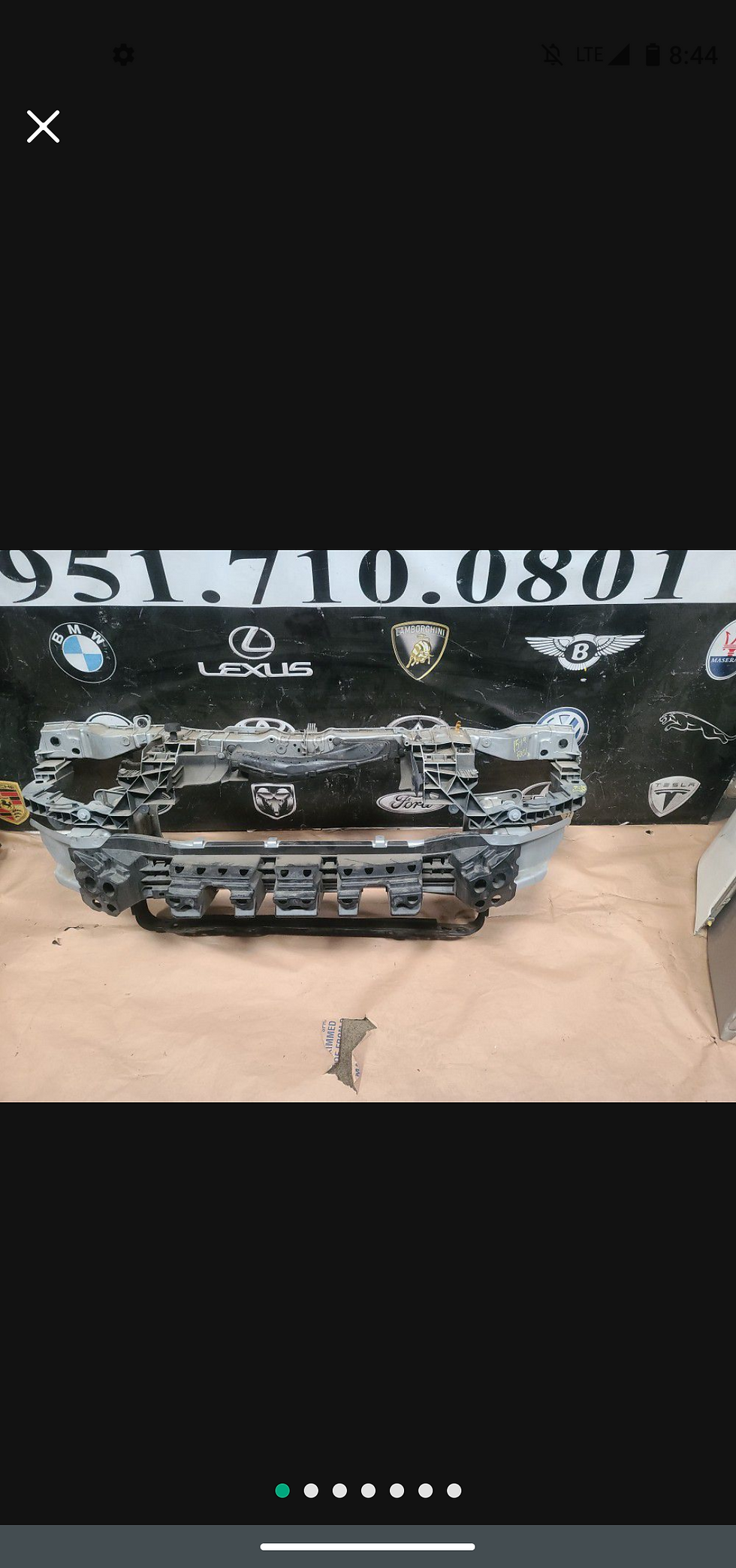 Miniatura: 15.16.19 Ford Focus Ratiator Support Assbly OEM