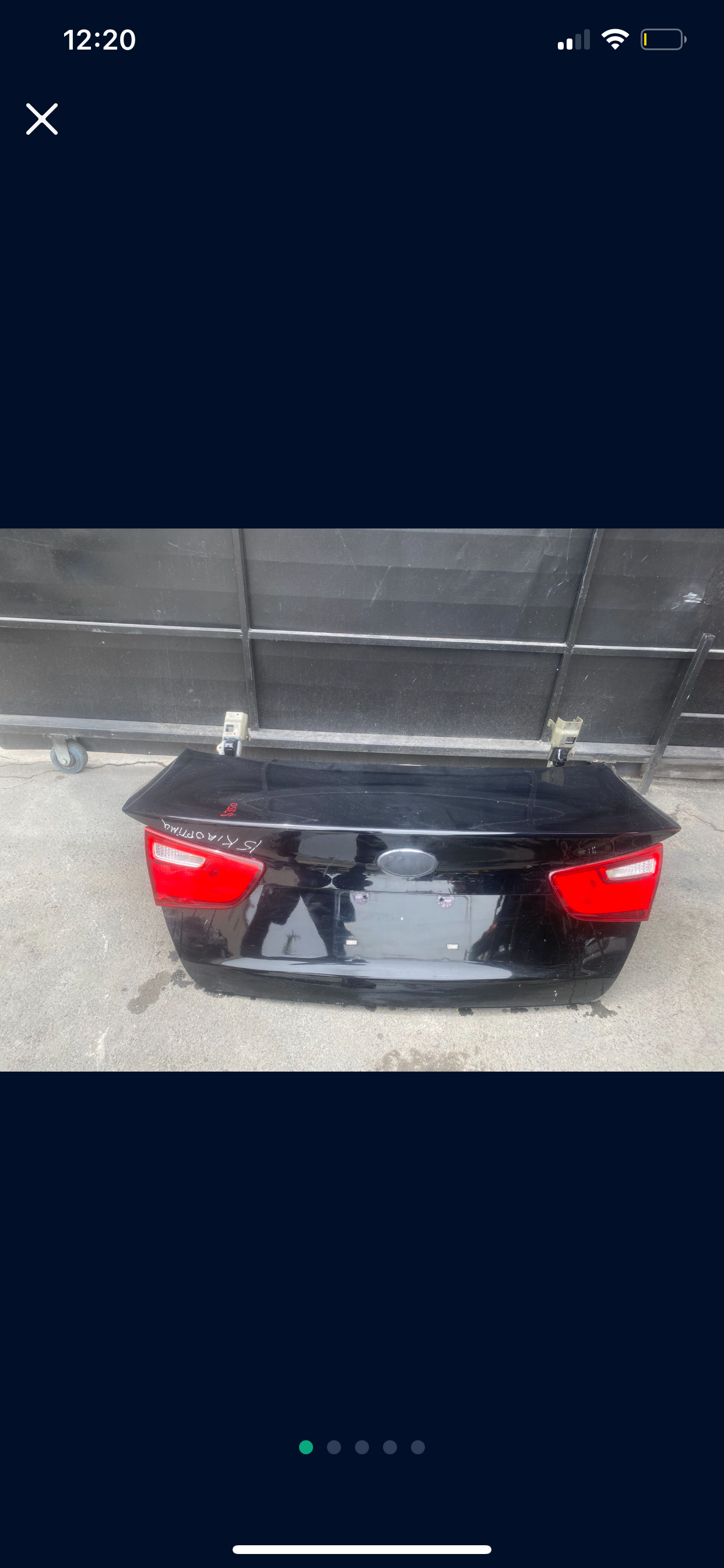 2014-2015 Kia Optima Trunk Lid OEM 