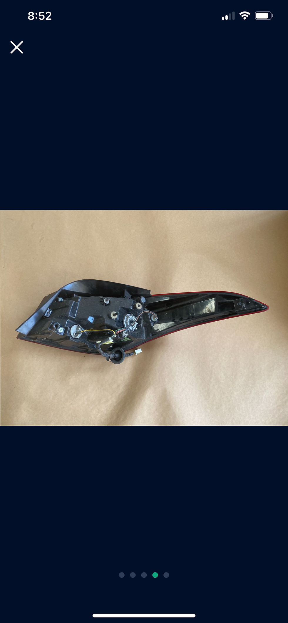 Miniatura: 2011-2013 Hyundai Elantra Left Driver Tail Light OEM 