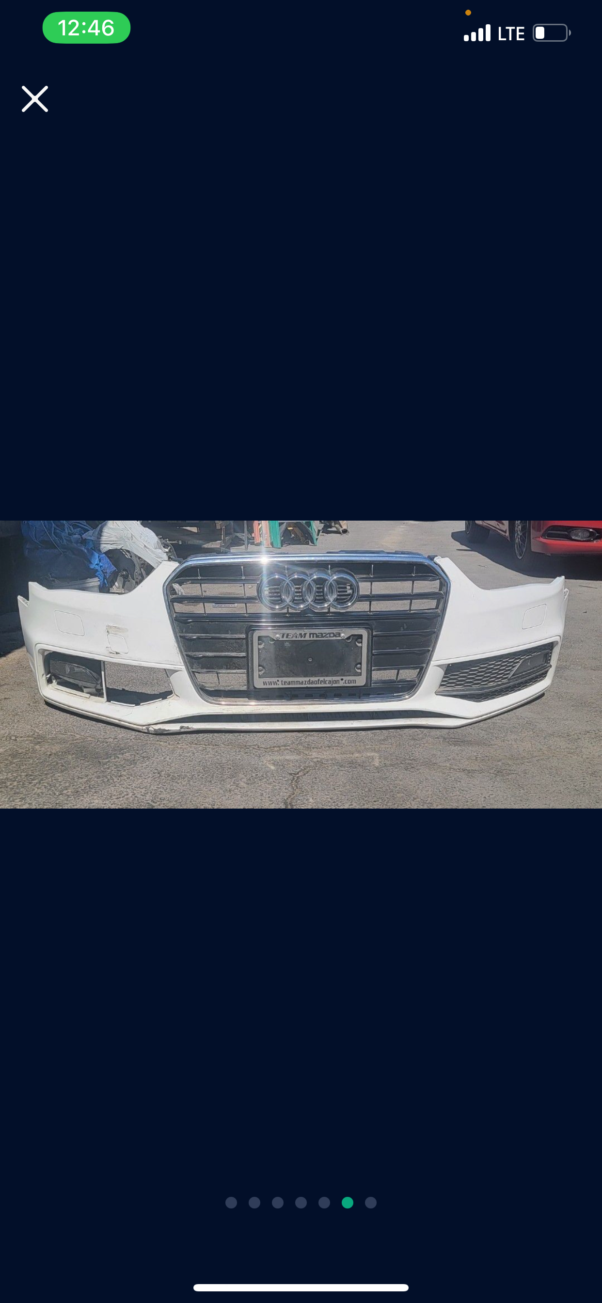 2014-2016 Audi A4 Front Bumper OEM