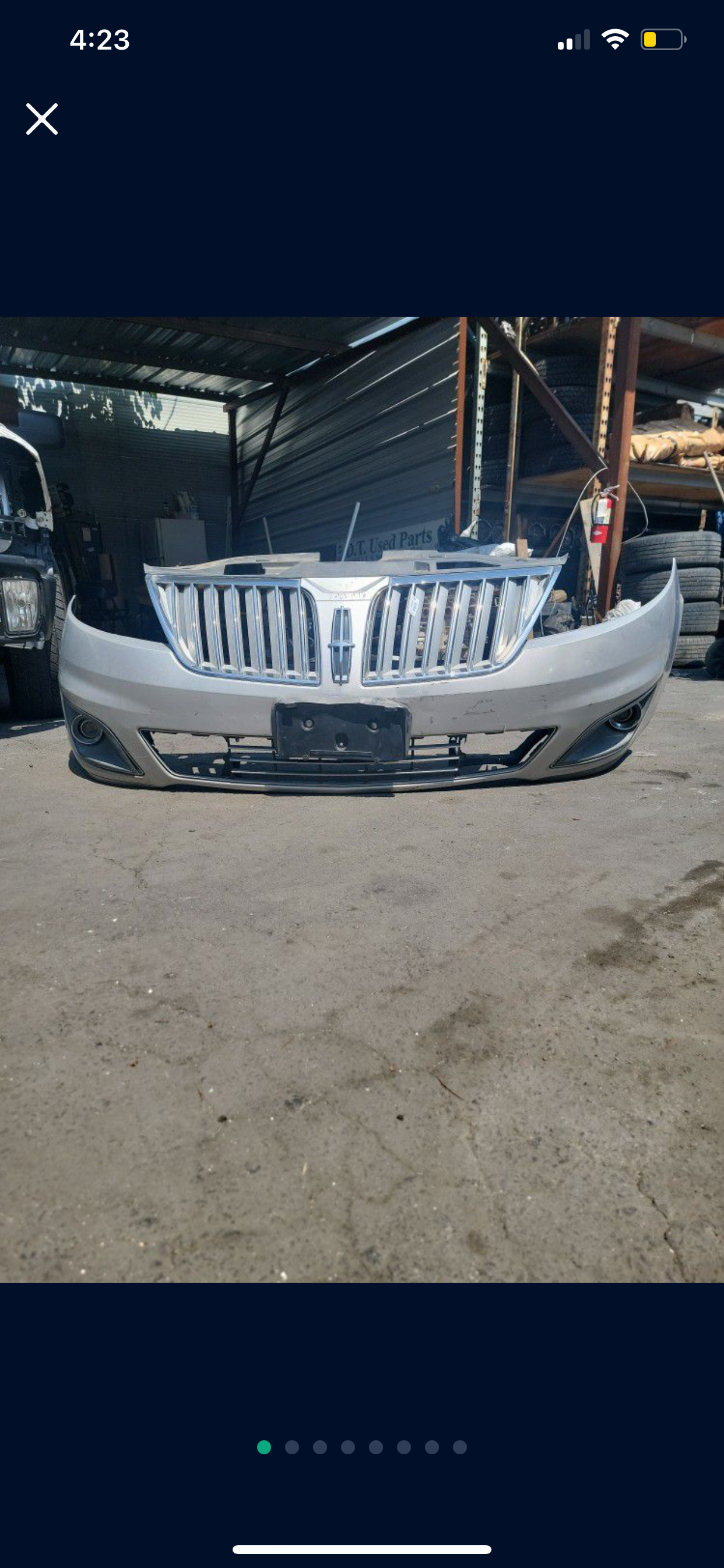 2009-2012 Lincoln MKS Front Bumper