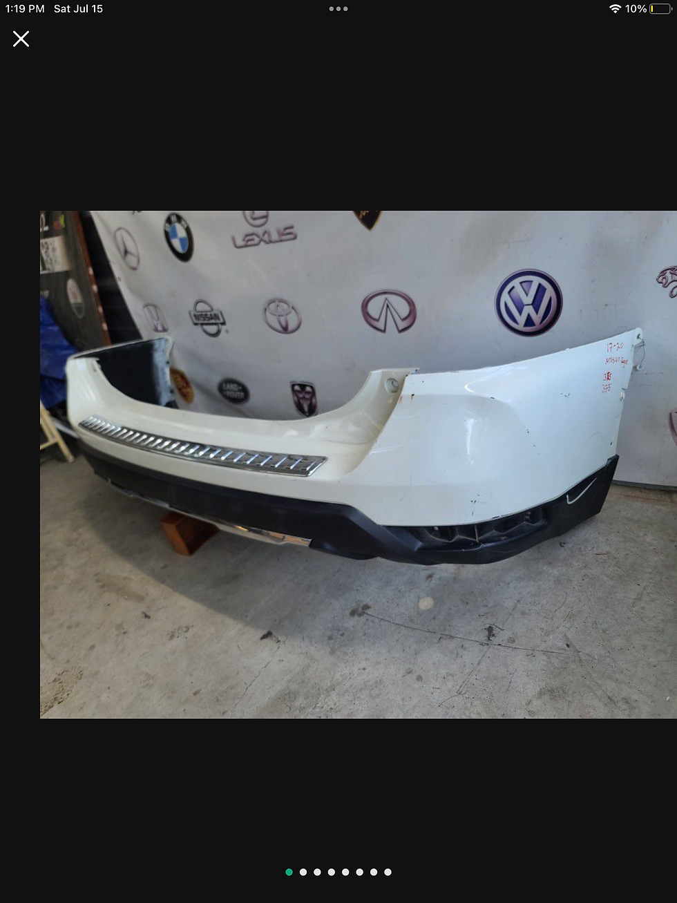 Thumbnail: 2017-2020 Nissan Rogue Rear Bumper Assembly OEM