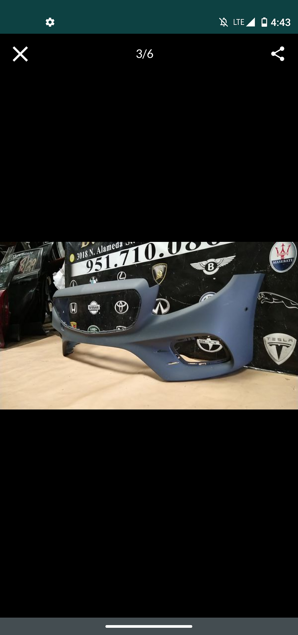 Miniatura: 2015 Mercedes Benz E-Class Front Bumper Ready to Paint