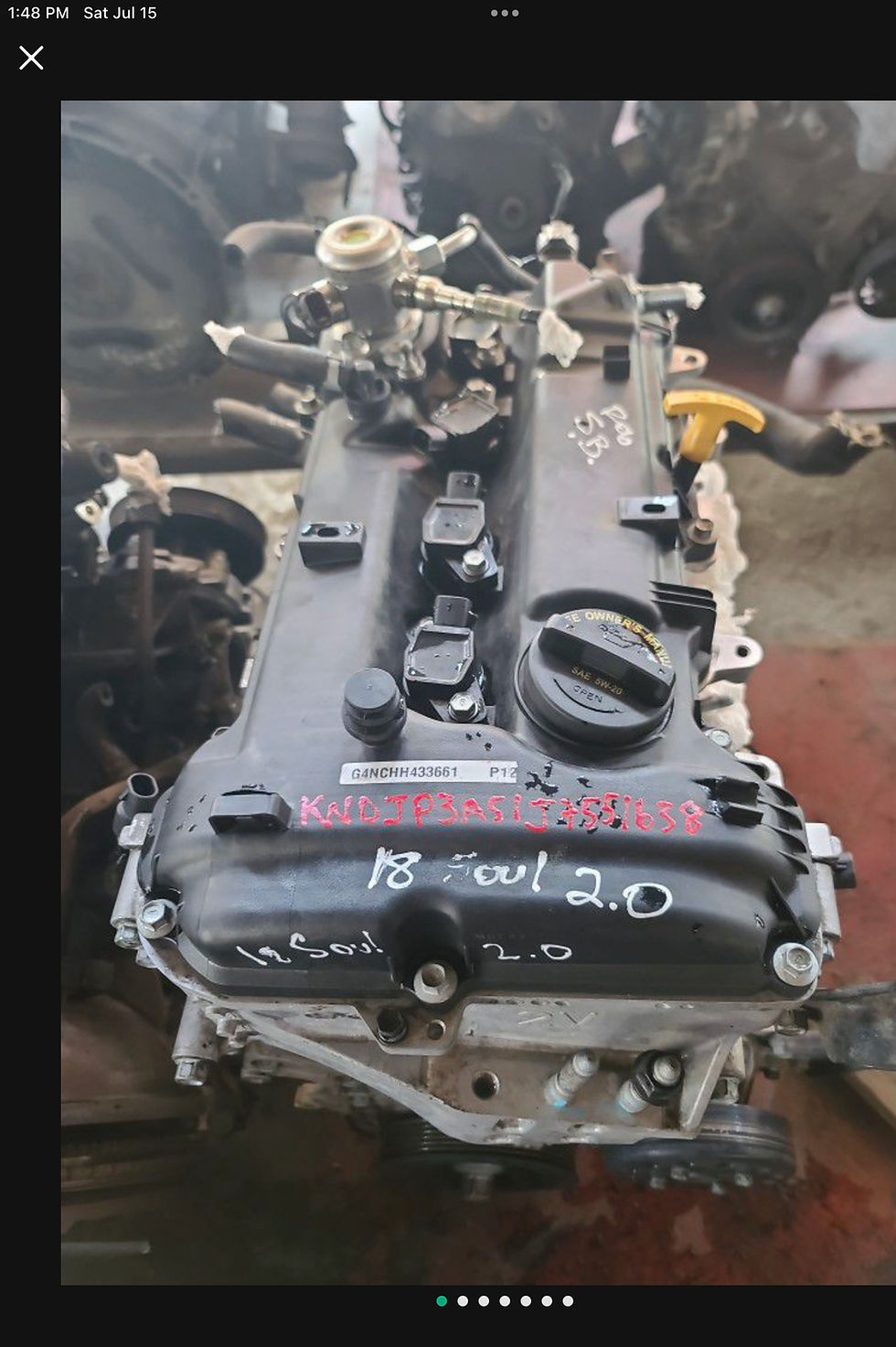 Thumbnail: 2017-2019 Kia Soul Engine 2.0 