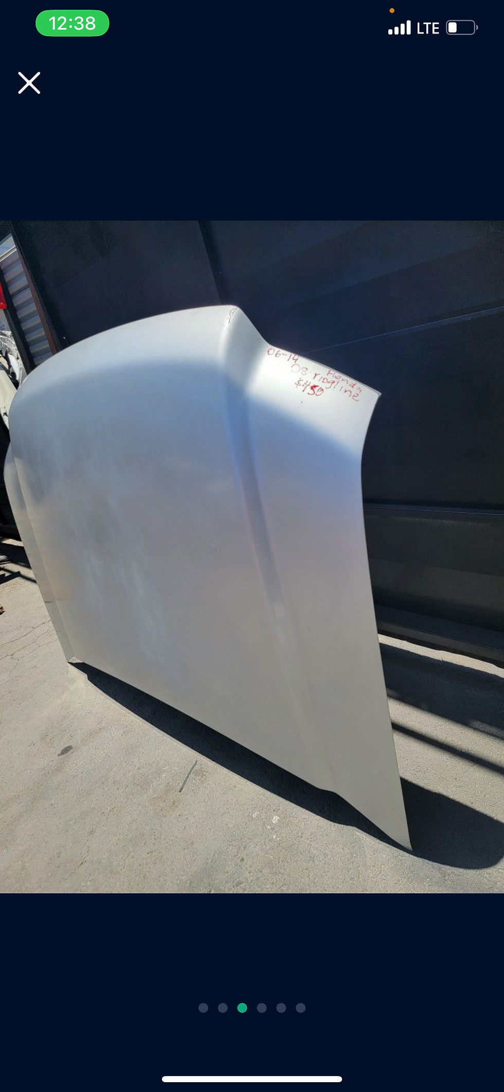 Thumbnail: 2006-2014 Honda Ridgeline Hood OEM