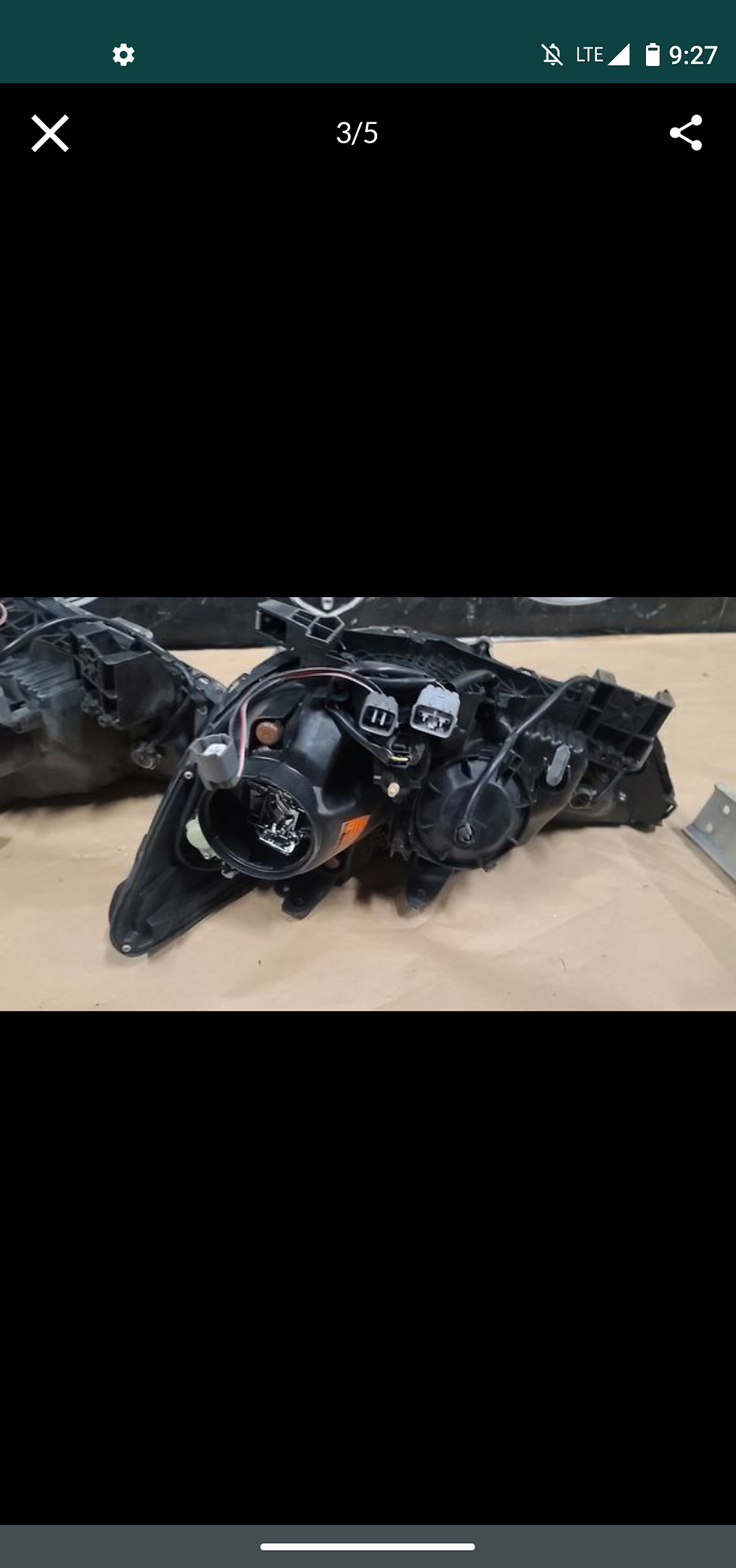 Miniatura: 11.17 mitsubishi outlander sport right headlight xenon type housing only