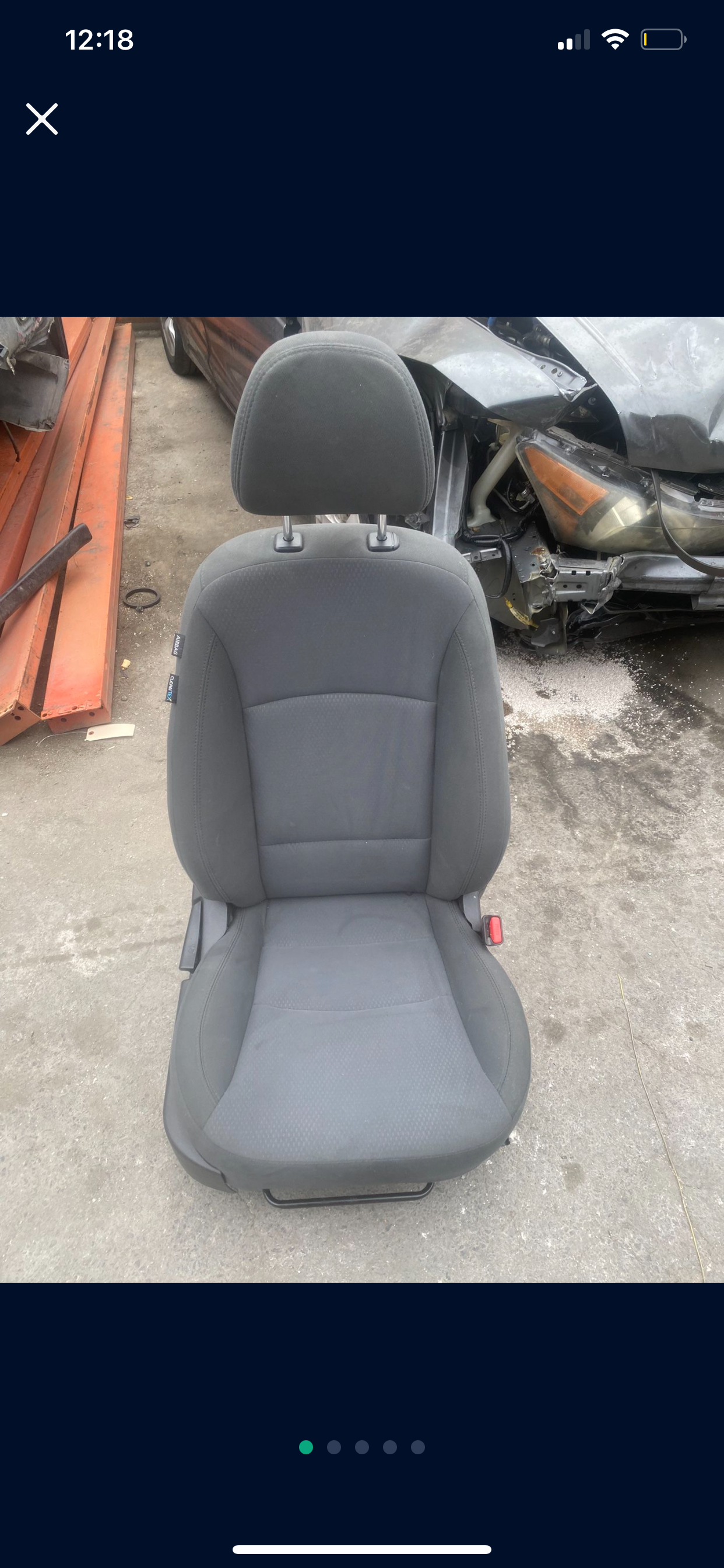 2014-2015 Kia Optima Right Passenger Door Seat 