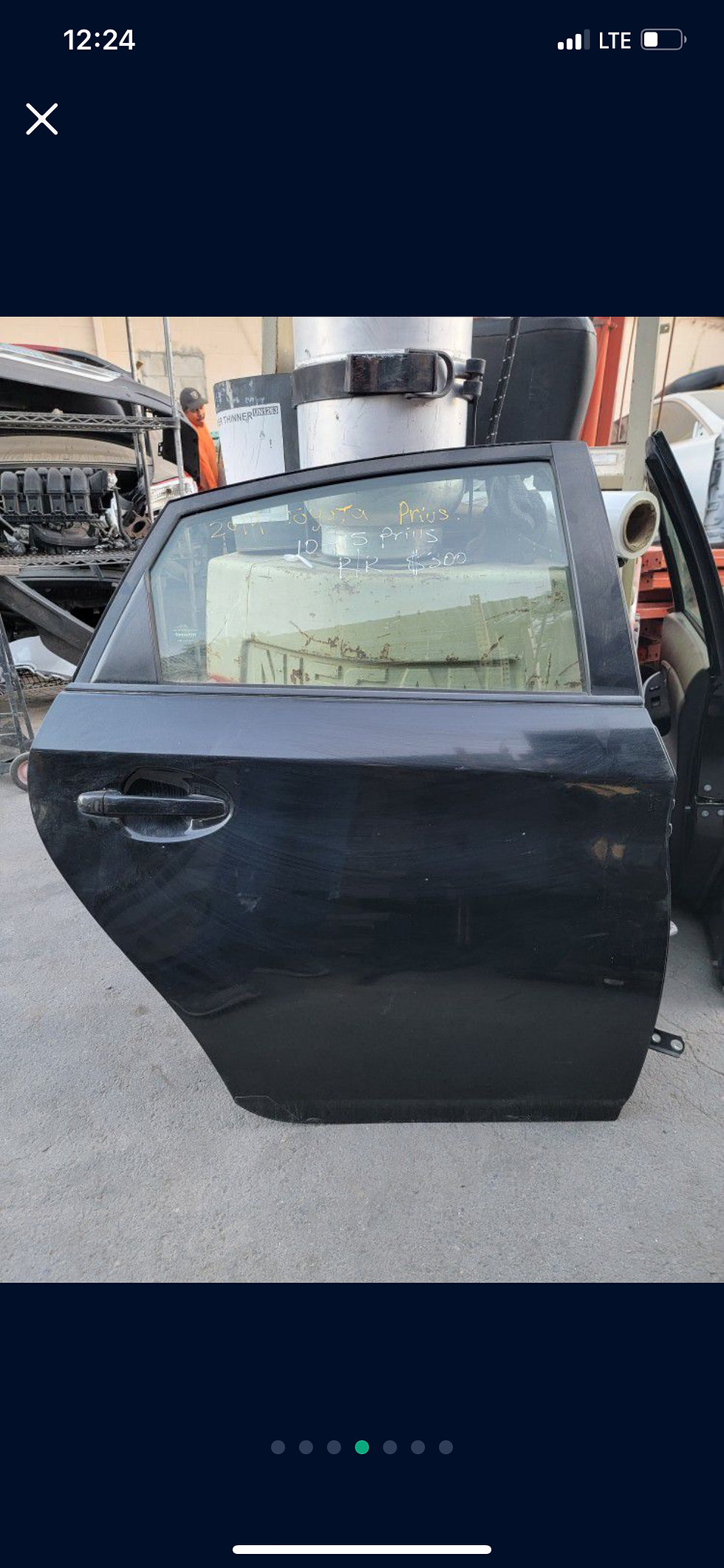 Thumbnail: 2010-2015 Toyota Prius Right Front Door $350