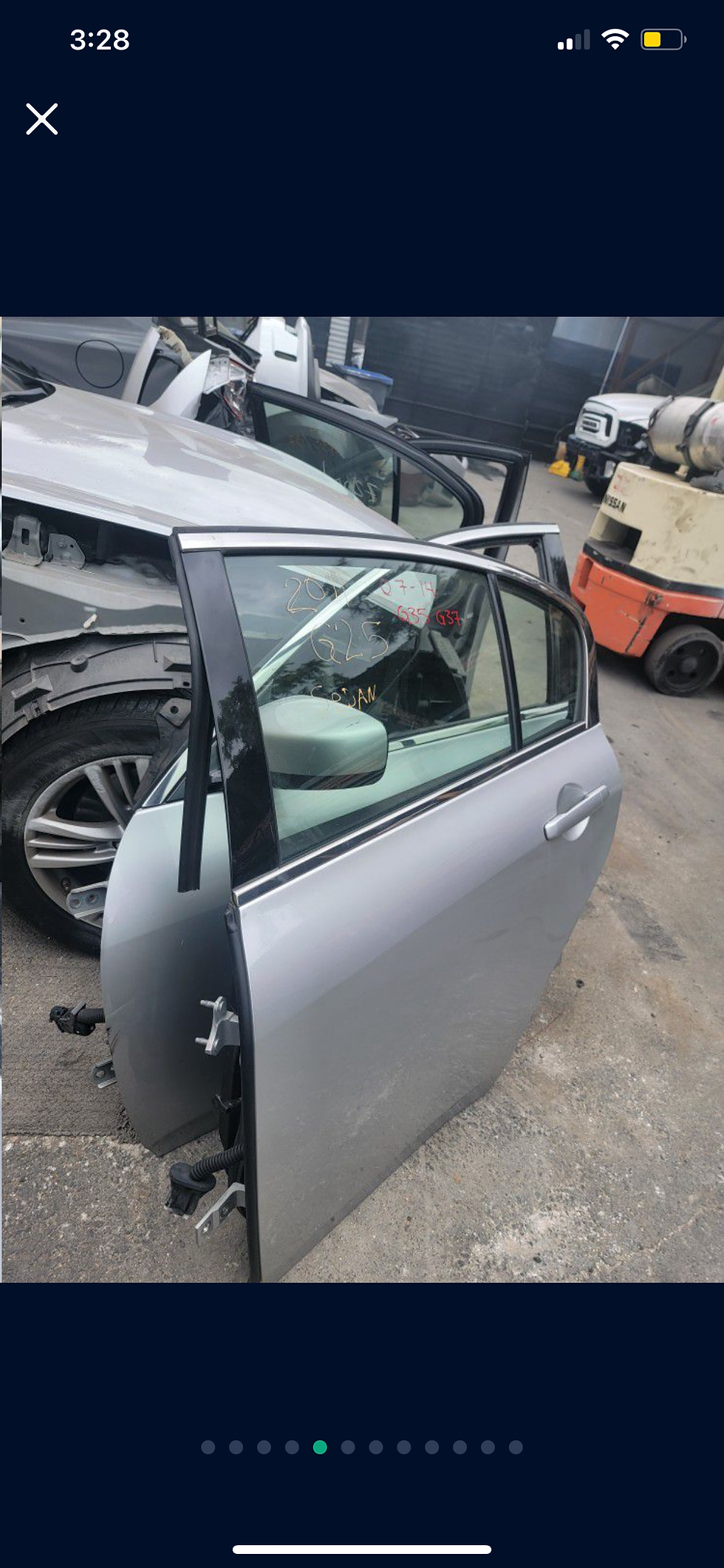 Thumbnail: 2007-2014 Infiniti G37 G25 Right Door Left Side