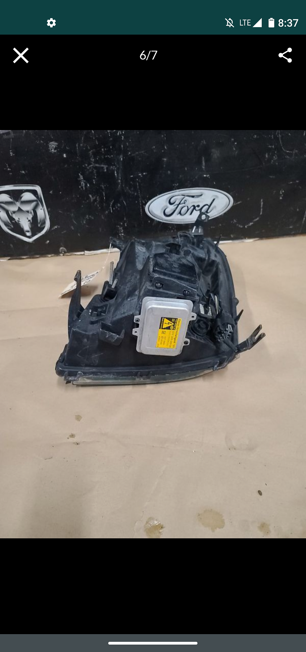 Miniatura: 07.08.14 Cadillac Escalade Right Headlight OEM Used Conditions Xenon Type