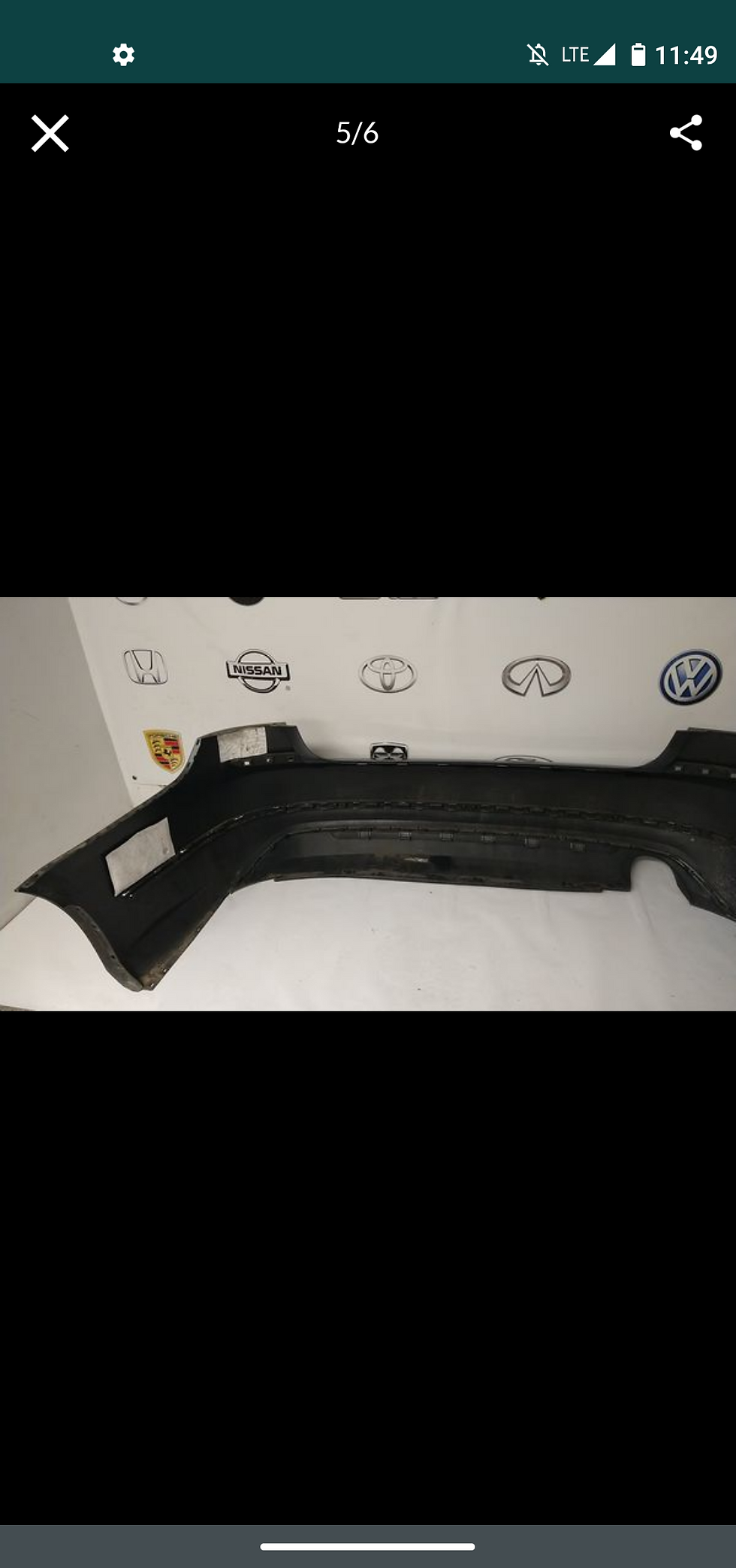 Thumbnail: 16.18 Volkswagen Passat TSI Rear Bumper