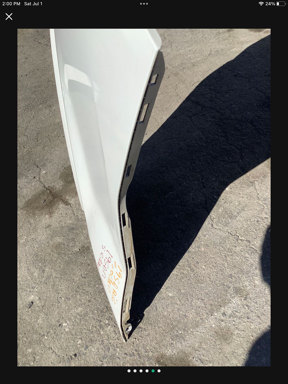 Thumbnail: 2019 Chevy Sonic Sedan Rear Bumper OEM Sensor Type 